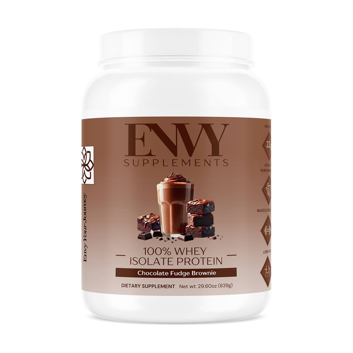 envy glutathione Chocolate Fudge Brownie فيتامين سي للتصبغات Select Pack ::60 Capsule average daily dose of